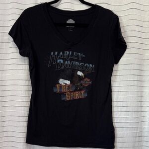 Harley-Davidson Black Free Spirit Tee